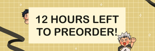  ⏰ LAST CHANCE TO PREORDER ⏰Get a copy of the Fukurodani zine while you still can! Time is running o