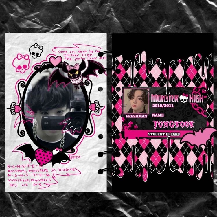 Monster High Student Id Cards