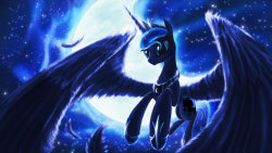 Equestrian-Pony-Blog:  Princess Of The Night By Zolombo  So Pretty~ &Amp;Lt;3 Horn