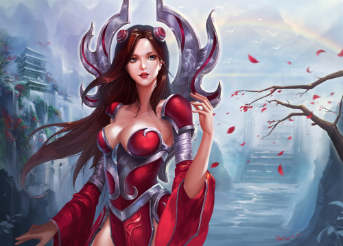 league-of-legends-sexy-girls:  Irelia  清纯不失性感