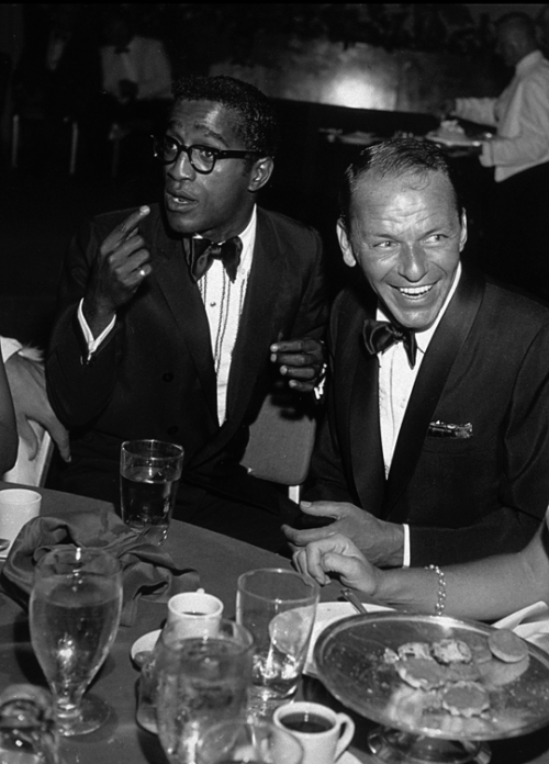 francisalbertsinatra: Frank Sinatra and Sammy Davis Jr. at the premiere of Porgy and Bess, 1959