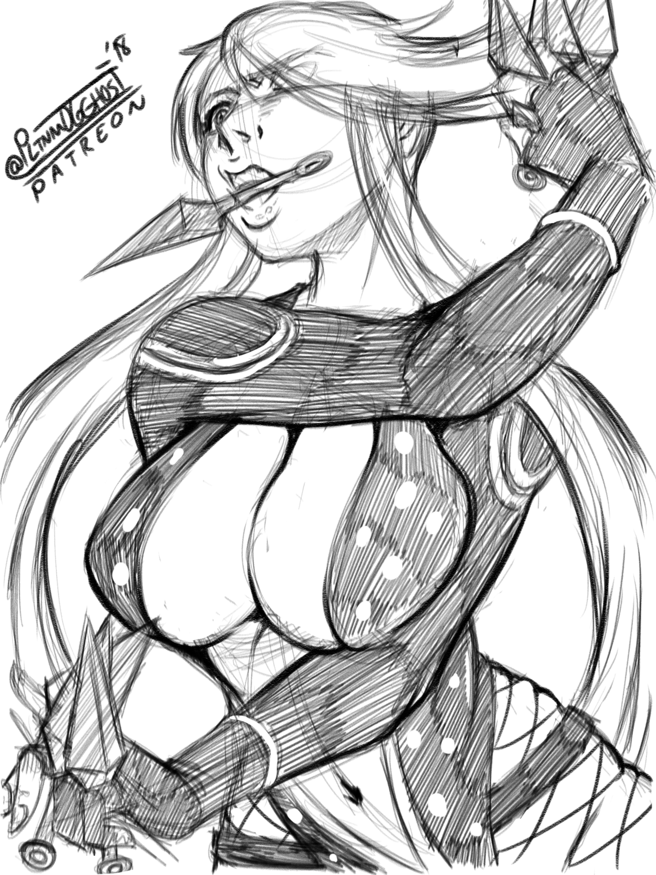 pltnm06ghost: June 2018 Patreon Sketches: 2 / 2 As with the previous set, names of