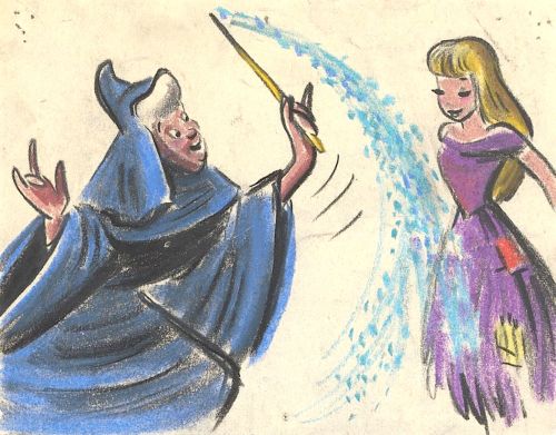 This sequence from Cinderella was supervised by Marc Davis based on performances by Helene Stanley. 