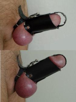 chastitylovernl:  cbtplay:  As a Dutch Mistress I like to tease the small and useless dick of my Cucky. In this case he punished himself by getting a hard one.. I hope you like this original picture.  The thougt alone makes me hard…. And regret that…