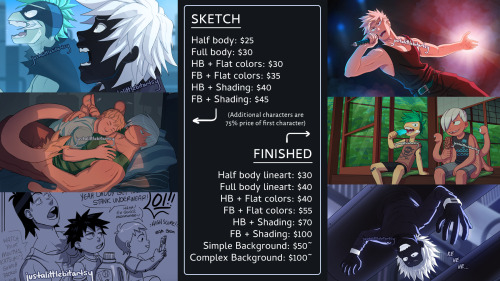 ✨ Commissions Open! ✨been over 2 years since i last opened em, but i&rsquo;m moving to a ne