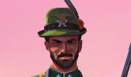 dale-art:WWI Era Italian Soldier - Alpini Regiment Painted in PhotoshopI’m not sure if regiment or b