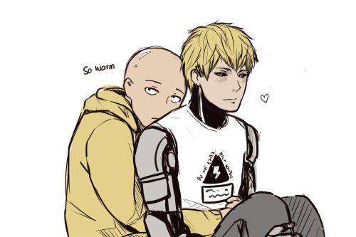 blauerozen:  Genos is jealous of home appliances, pass it on. You must be so proud of yourself Genos