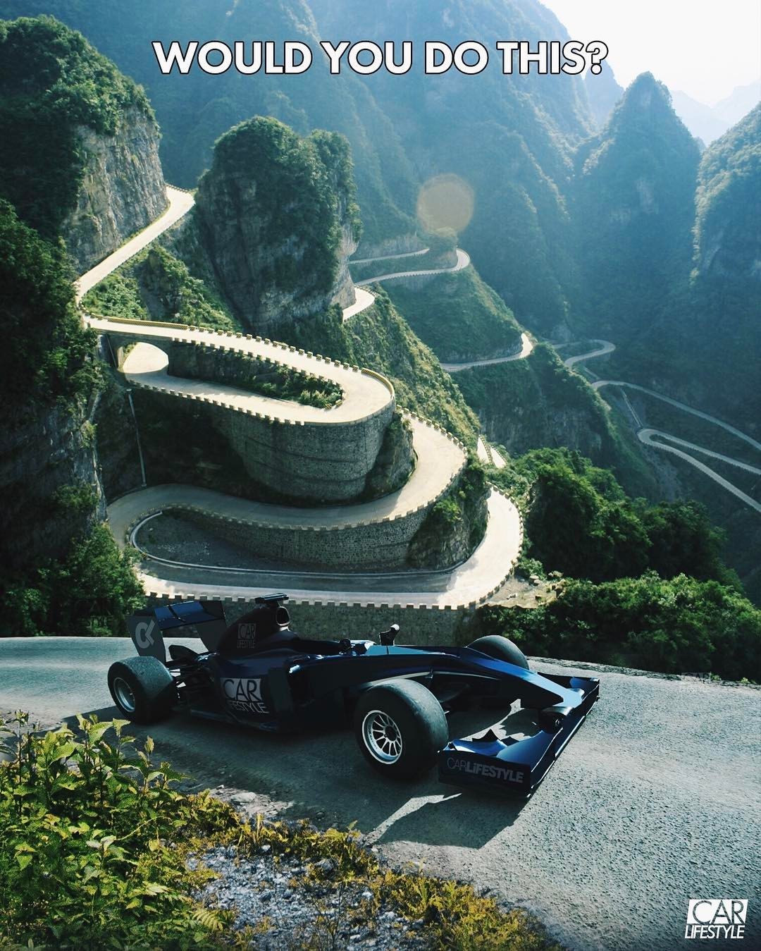 car-lifestyle:  Would you do this in an F1 car? [ Design by @carlifestyle ] #carlifestyle