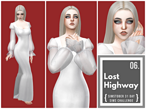 ▶ SIMSTOBER - Day 06. Lost Highway(I love Lady In White urban legends. Why are there so many hauntin