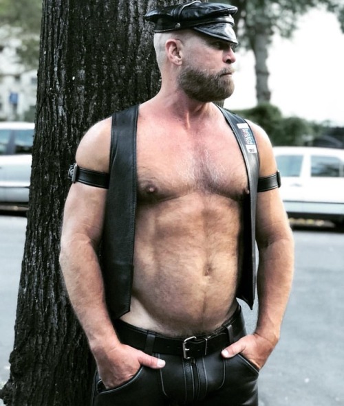 mrjakemitchell: From Germany, with intent Folsom Europe this year #folsom #daddy #leather (at Folso