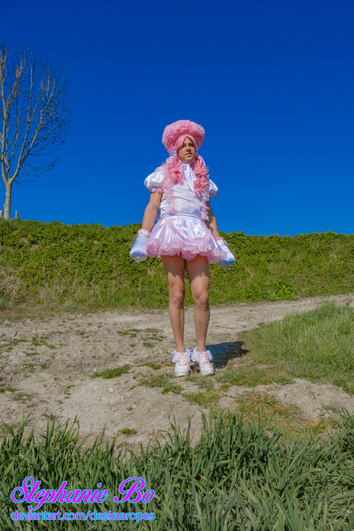 Cute Sissy Girl enyoing a Walk in the Country Side 2