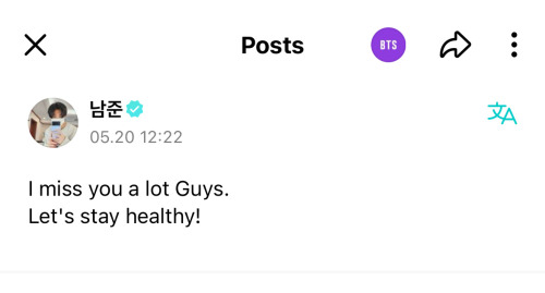 . NAMJOON WRITING A POST,