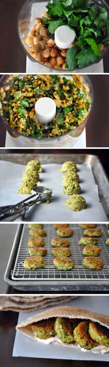 butimonmywaythere:  vegan falafels 