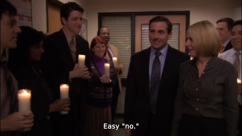 waleedcfc:the office 7x19ههههههههههههههه مايكل يهزأ كل اللي بالمكتب :))))ألا ريان للحين يحترمه :)ههه