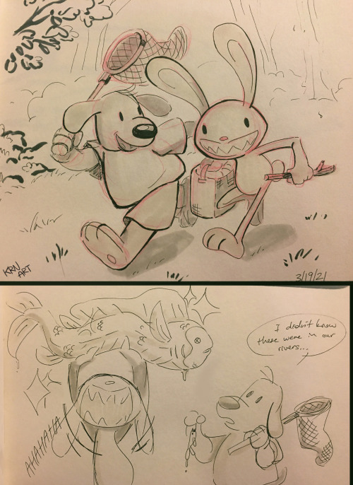 Sam And Max As Kids Compilation Sketches! 