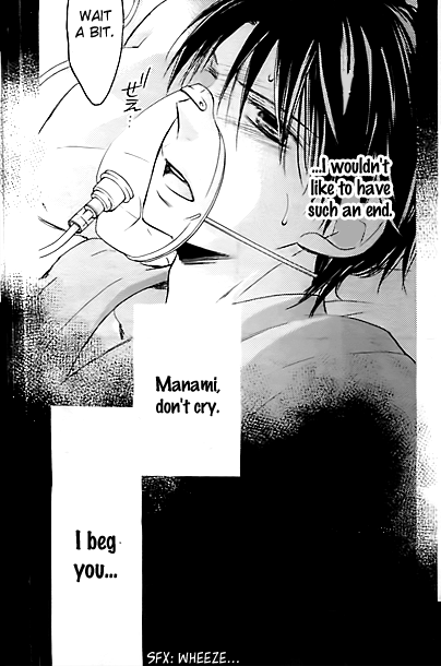 Source: Sayonara, Hero (Chapter 3) #manga hospital #manga oxygen mask #manga whump#sayonara hero#shoujo manga