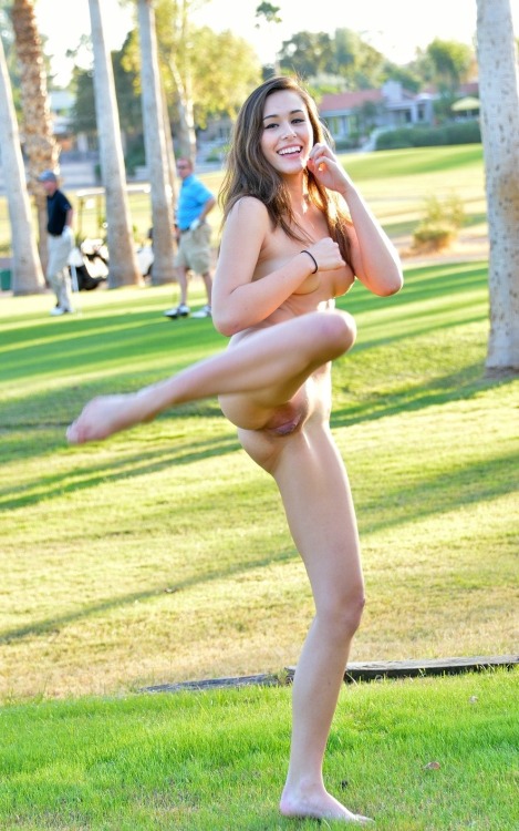 Porn Nude Golf Course Exercises photos