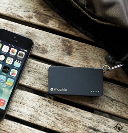 gentlemansessentials:  Power Reserve  Mophie Power Reserve with Lightning Connector | Products like Mophie’s new backup power supply are making it harder to use  the old “my phone died” excuse for everything. It fits on your  keyring and provides