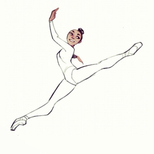 mayonose: I like drawing dancers- they’re really inspiring. I admire their tenacity and passio