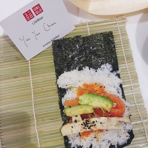 yanyan-c:  May, 2014 Sushi cooking class adult photos