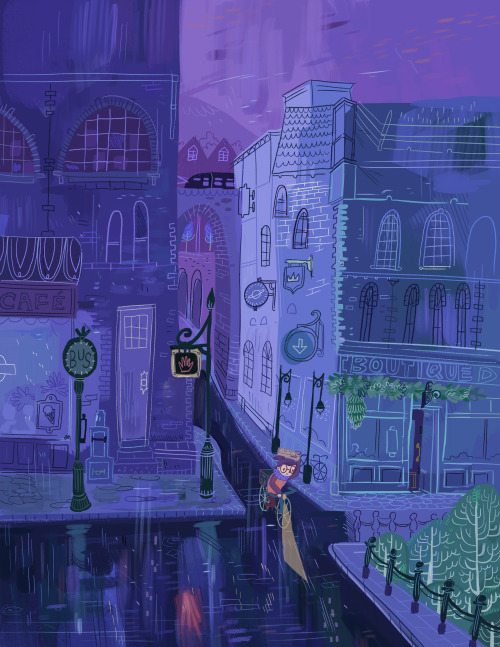 sarahkieley: Layout Assignment. Detail and Stylization of city streets.Really enjoyed thid project. 