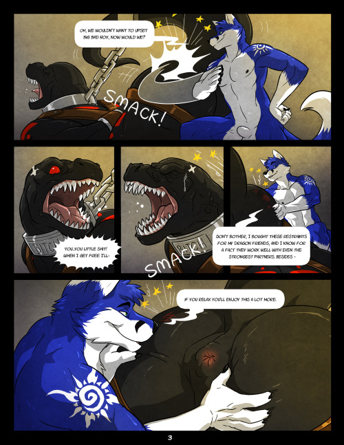 homodracofilo:howlinmadness90:Black and Blue By  WFAI have a feeling there’s more, i hope I’m right XDThis is the best thing ever, there has to be more!