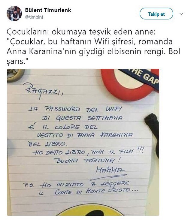 Çocuklarını okumaya teşvik...