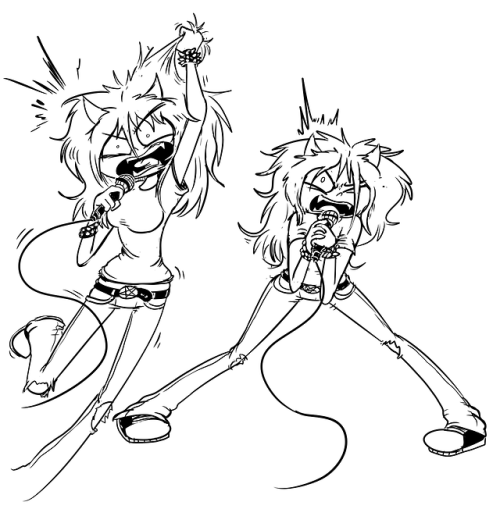 Here’s some Comb Cat &amp; The Gals Of The Damned stuff!