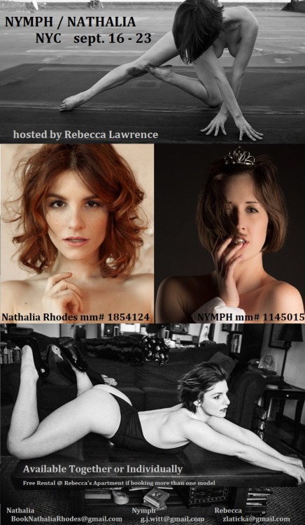 Yep. This is happening. Booking now!rebeccalawrence.tumblr.com/ and holdmyheaddow