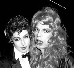 Toothbreaker:philippe Morillon - Jerry Hall And Mick Jagger At Kenzo Party At Le