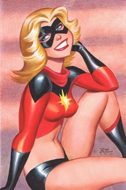 comicbookwomen:  Ms. Marvel-Bruce Timm