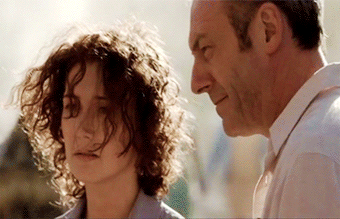hugorrhill:Liam Cunningham and Carice Van Houten in Black Butterflies