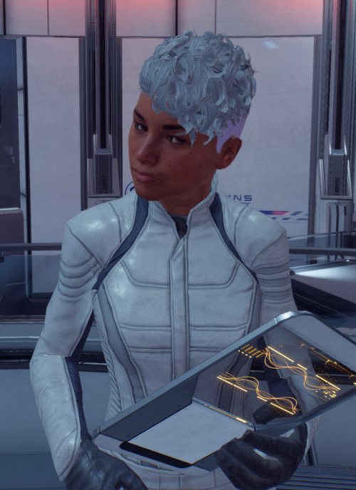 gay-scott-ryder:Class of Andromeda 2819 voted Best Hair: Kassidy 