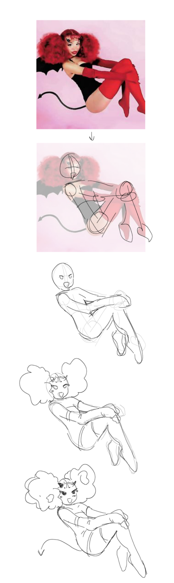 Hi Nicoo Ur A Big Inspiration 4 Me And I Wanna Ask For Any Tips On Drawing Mmore Poses And Perspective?