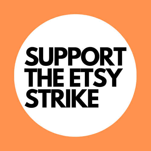 etsystrike: Want a customizable shop icon or shop banner for the strike? Templates are posted here: 