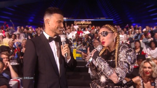 eurovisionder: As far as I can see, Madonna knew exactly where she was going