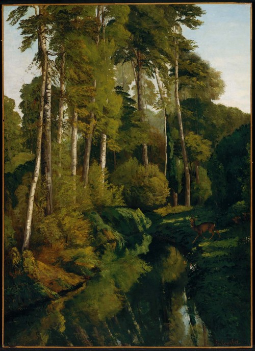 Stream in the Forest, Gustave Courbet, ca. 1862