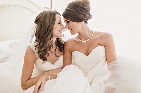 catholicqueer:  Felicity &amp; Alanna’s “Love is Love” San Diego Wedding
