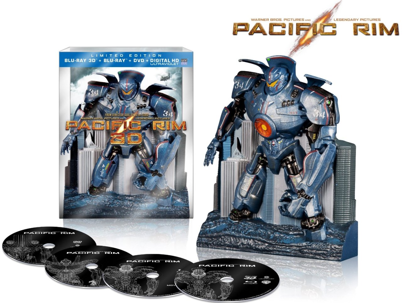PACIFIC RIM BLU-RAY COLLECTOR’S EDITION
CANCEL THE APOCALYPSE! Pacific Rim’s awesome limited edition blu-ray is on sale today only at 55% off! The set comes with a 3D, Blu-Ray, DVD and digital copy of the film, along with your very own collectible...