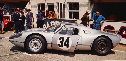 jacqalan:  Le Mans 1964 . Porsche 904GTS ,  Robert Buchet - Guy Ligier. 