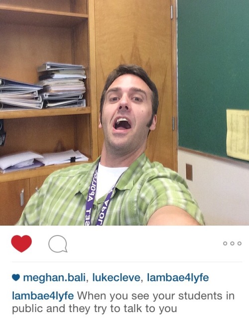 actuates:  actuates:  During math we made our math teacher an Instagram and he laughed for like 10 minutes straight.  This is a photo of my math teacher reacting to the 1 thousand new followers he now has on instagram. He is very excited