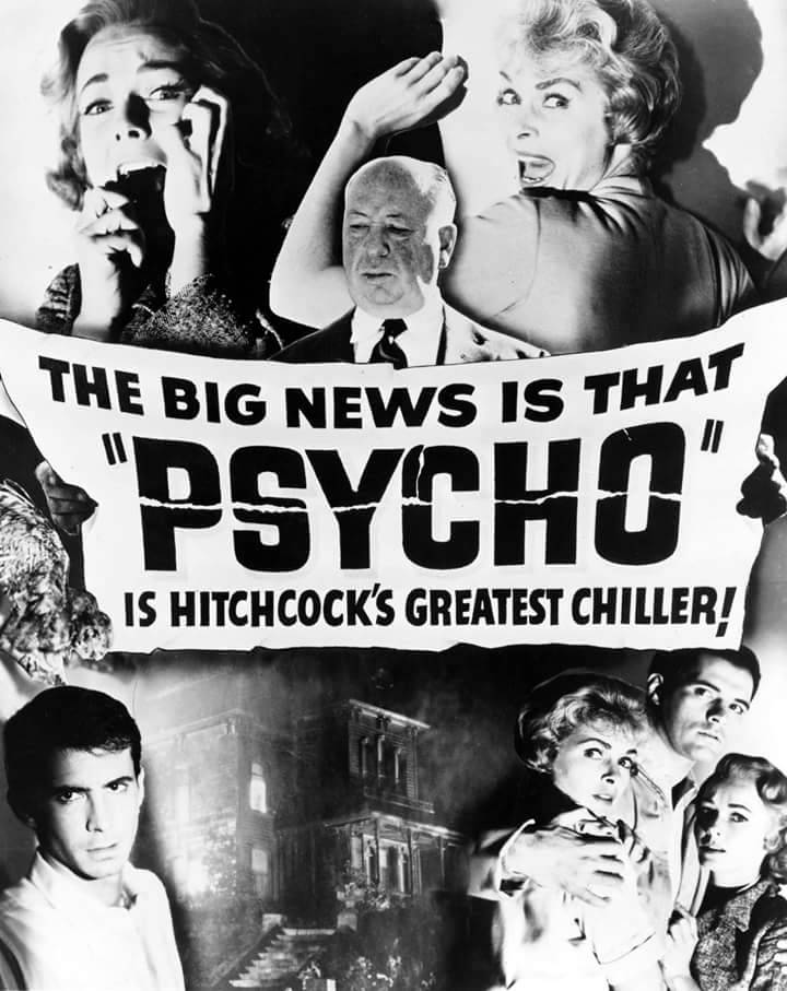 broadwaygeneposts:
“  Happy Birthday Psycho. Alfred Hitchcock’s Psycho premiered in New York City June 16, 1960.
”