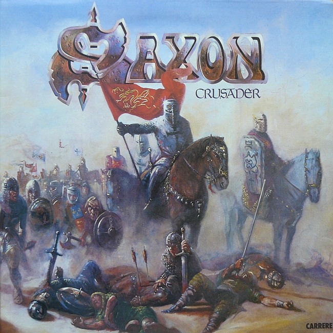 fuckyeah-nwobhm:  Saxon: Crusader, Carrere Records, 1984 Their sixth studio album,