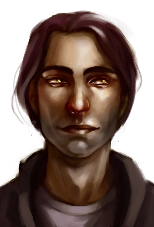 Portrait post brought to you by men with stubble and grim outlooks on life!First is Kevran Aska, who