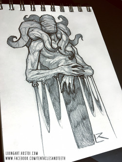 creaturesfromdreams: King in Yellow Sketch by TentaclesandTeeth  