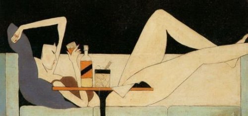 parasoli:The Girl on the Couch, Pang Xunqin, 1930.