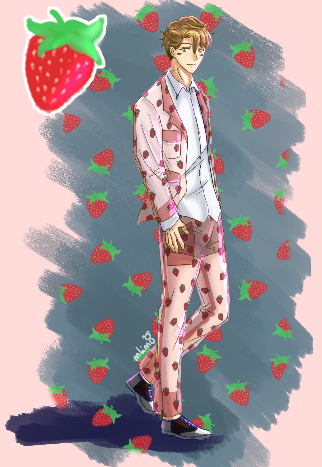REMUS IN THE STRAWBERRY DRESS ...