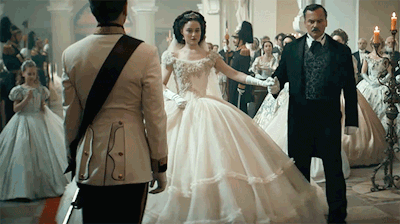 peachygifs: SISI  +  her massive wedding dressSisi | Episode Two