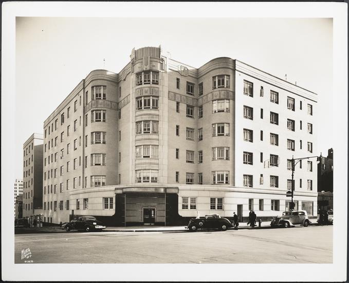 decoarchitecture:  888 Grand Concourse, Bronx, NYby Wurts Bros., 1937via Museum of