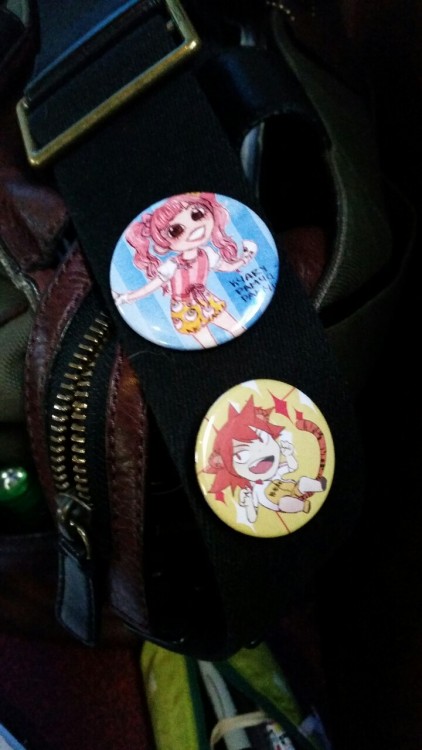 Also, cherrycolouredx bought me a pin of Naruko at ANext and so I&rsquo;ve got him with me at wo